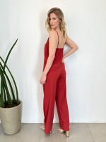 Calça Pantalona Fluity Sirlei carmim