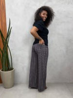 Calça Pantalona Fluity Estampada Sirlei 