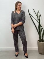 Calça fluity Sequinha Estampada 