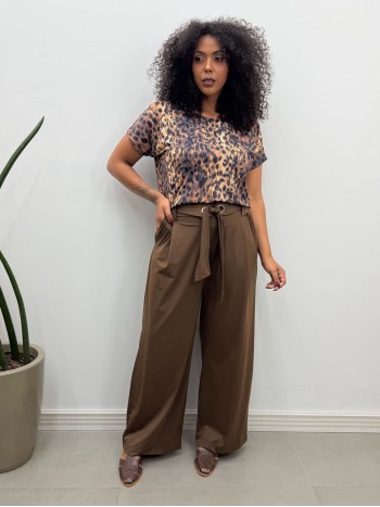 CALÇA FLUITY CARMEN LISA marrom café