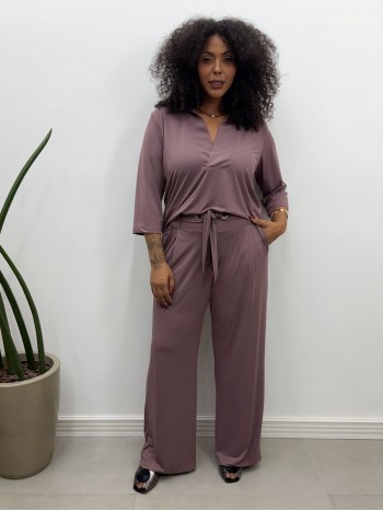 CALÇA FLUITY CARMEN LISA rosa antigo