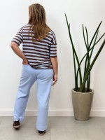 CALÇA FLáVIA MALHA levemente encorpada azul bebê
