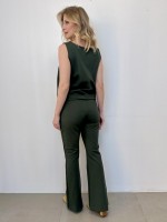 Calça Tatiana Malha ENCORPADA VERDE MILITAR