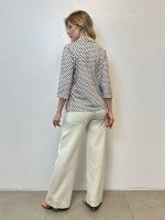 CALÇA sônia malha levemente encorpada gelo