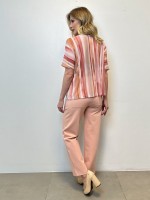 CALÇA ISADORA malha encorpada rosa bebê