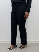 CALÇA rose Malha levemente encorpada preta