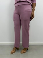 CALÇA rose Malha levemente encorpada ROSA ANTIGO