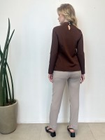 Calça Silvia BUCLÊ AREIA