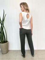 Calça Alicinha Malha levemente Encorpada verde militar