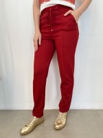 Calça Alicinha Malha levemente Encorpada vermelha