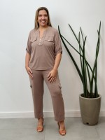 Calça verônica fluity cappuccino