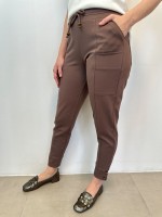 Calça Bia Malha Encorpada fendi