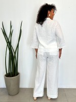 CALÇA Valquíria em LINHO off-white