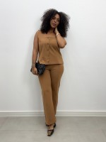 Calça juliana Malha encorpada CASTOR