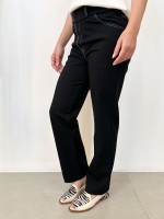 Calça juliana Malha encorpada preta