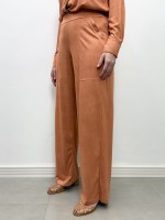calça SIRLEI suede PÊSSEGO
