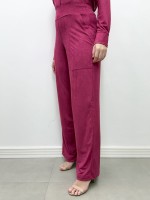 calça SIRLEI suede MARSALA