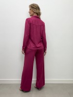 calça SIRLEI suede MARSALA