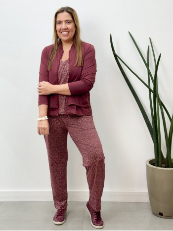 Calça catarina fluity poá