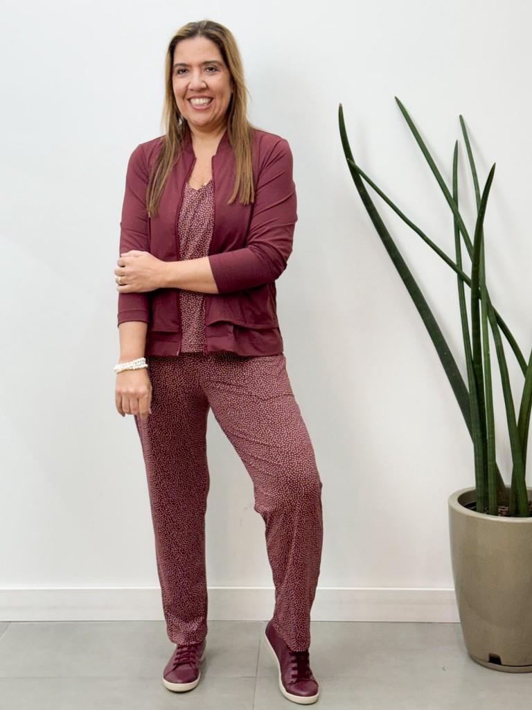 Calça catarina fluity poá
