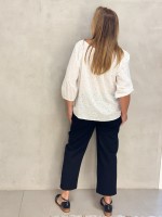 Calça carolina Malha Encorpada preta
