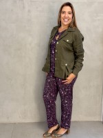 Calça fluity Sequinha Estampada 