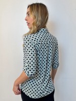 camisa venettia estampada