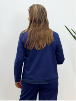 camisa drica suede marinho