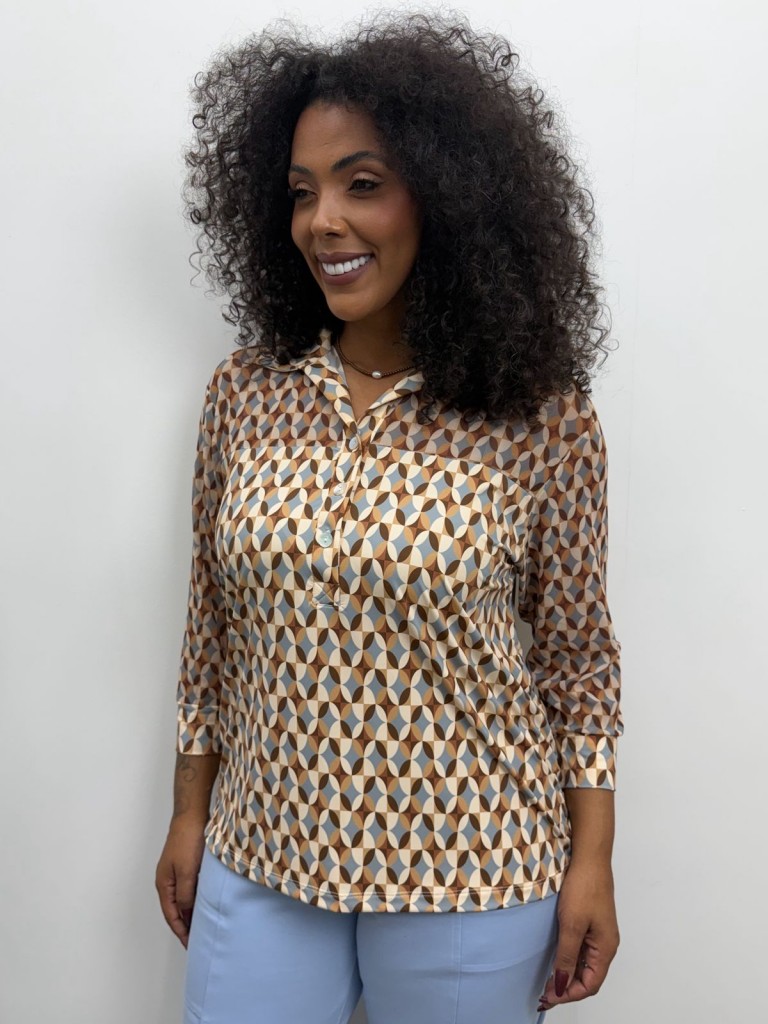 CAMISA ESTELA FLUITY C/ TULE