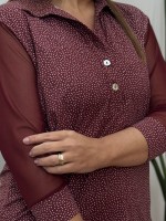 CAMISA ESTELA FLUITY C/ TULE