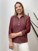 CAMISA ESTELA FLUITY C/ TULE