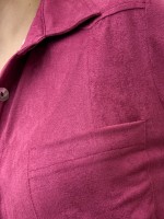 camisa CAMILA suede marsala