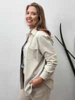 CAMISA HELENA malha levemente encorpada gelo