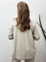 CAMISA HELENA malha levemente encorpada gelo
