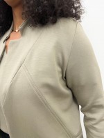 casaco Aurora MALHA LEVEMENTE Encorpada fendi