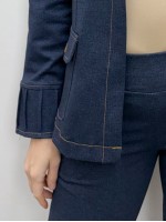 Casaco Mara Malha ENCORPADA malha jeans