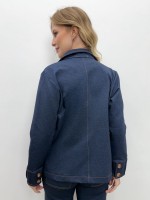 Casaco Mara Malha ENCORPADA malha jeans