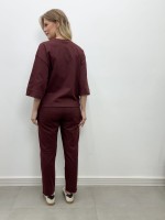 CONJUNTO moletinho marsala