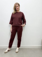 CONJUNTO moletinho marsala