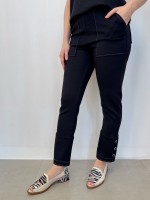CONJUNTO graça malha levemente encorpada preto