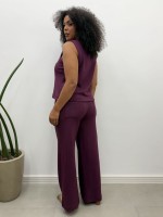 CONJUNTO MICHELE MALHA LEVEMENTE ENCORPADA MARSALA