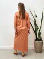 CONJUNTO mariana em suede pêssego