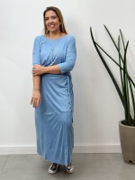 CONJUNTO mariana em suede azul bebê