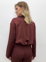 Jaqueta COM ZÍPER MARSALA