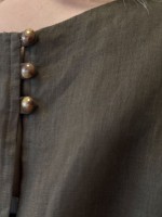 MACACÃO paula EM LINHO verde MILITAR