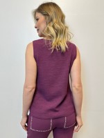 regata tatiana boucle framboesa