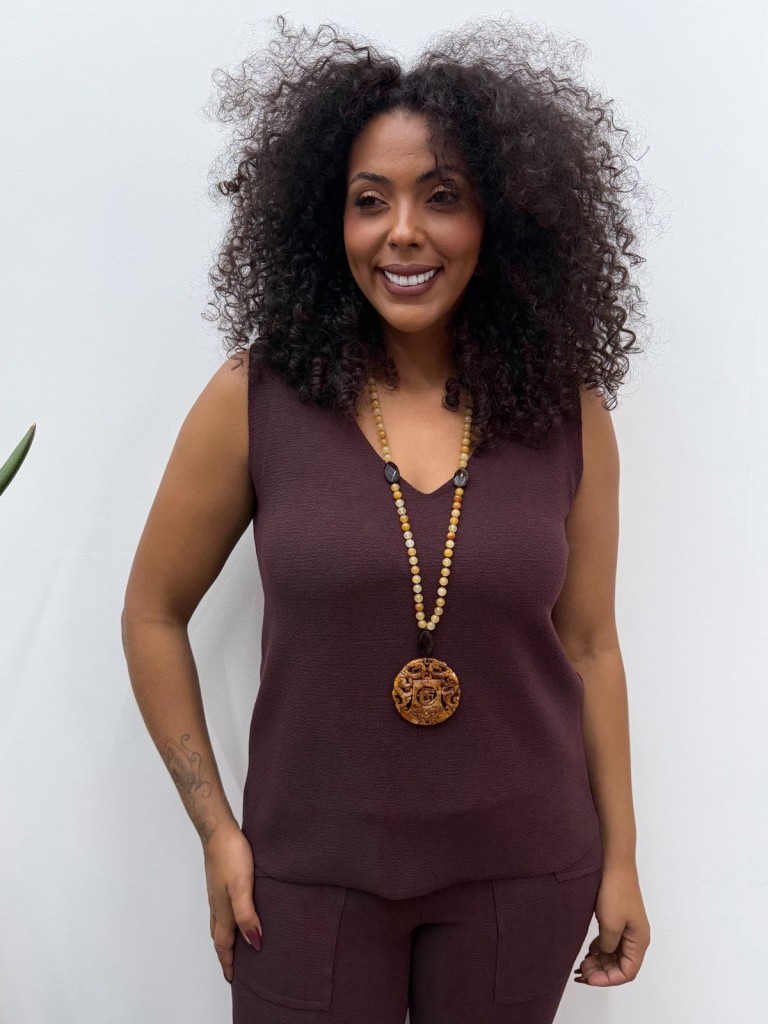 regata tatiana boucle café