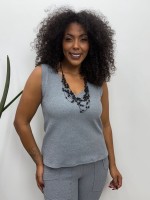 regata tatiana boucle cinza mescla