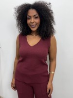 regata tatiana boucle marsala