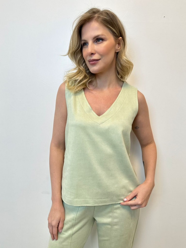 regata tereza suede verde menta